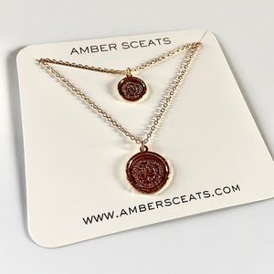 Layered coin necklace- Amber Sceats